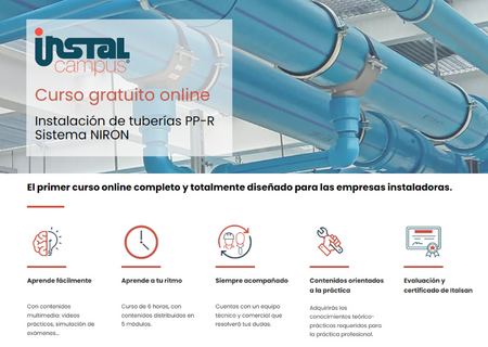 ITALSAN FORTALECE SU APOYO A INSTALADORES CON SU CURSO ONLINE DE PP-R EN INSTALCAMPUS